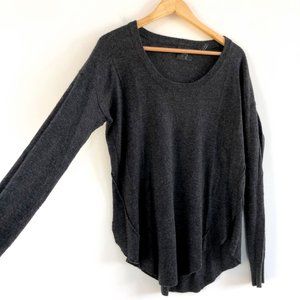 J&J Angora Blend Scoop Neck Knit Sweater Sz Large